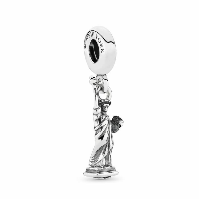 Pandantiv De Talisman Pandora Statue Of Liberty Argint (MJc8FdWQ)